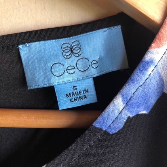 CeCe by Cynthia Steffe black floral dress - Picture 6 of 8